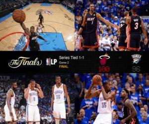 yapboz NBA Finalleri 2012, oyunu 2, Miami Heat 100 - Oklahoma City Thunder 96